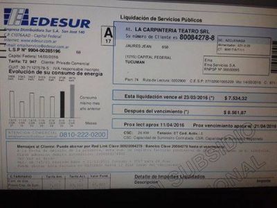 Muchos teatros no podr�n pagar la luz