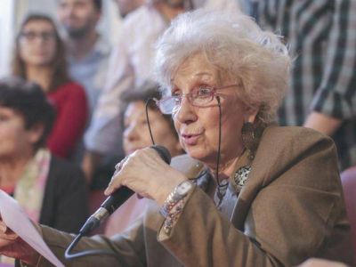 Carlotto en jornada de DDHH