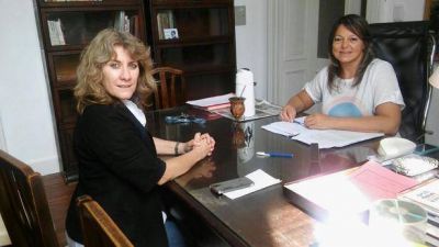 Lord�n se reuni�n con la Secretaria de Gobierno Viviana Rodr�guez