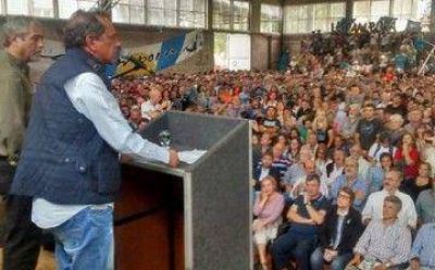 Scioli revindic� �la movilidad social ascendente, la industria y un pa�s desendeudado�
