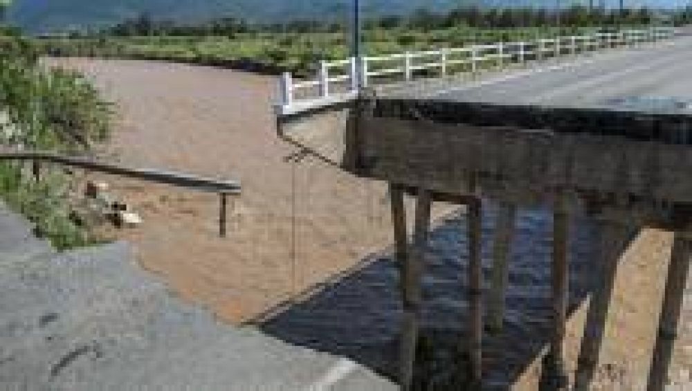 Se repararon seis de los puentes cados por las fuertes lluvias del 2015