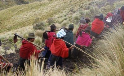 Manos Unidas construye en Ecuador el mayor sistema de riego por aspersi�n de Am�rica Latina