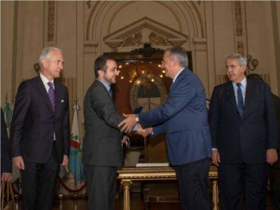 GERARDO MORALES RECIBI� A LOS EMBAJADORES DE POLONIA, SUIZA Y GEORGIA