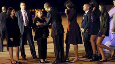 As� ser� el primer d�a de la familia Obama en el pa�s