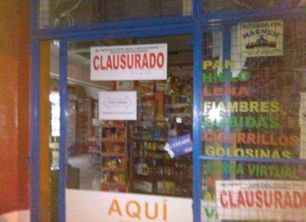 San Luis: clausuraron comercios por venta de alcohol fuera de horario y una agroqu�mica