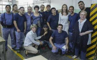 Vidal recorri� una PyME en Avellaneda