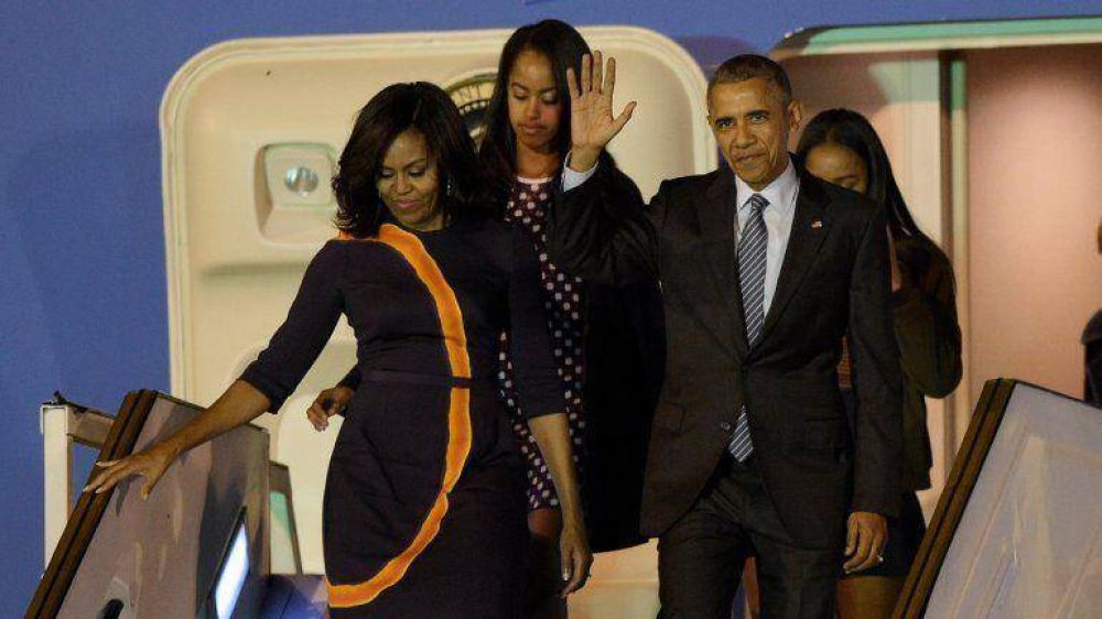 Barack Obama lleg� a la Argentina