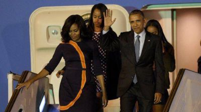 Barack Obama lleg� a la Argentina