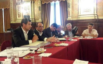 Bali Bucca particip� de una reuni�n con el ministro de Infraestructura de la provincia
