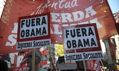 Agrupaciones de izquierda repudiaron la visita de Obama