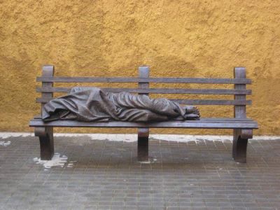 Jes�s sin techo en el Vaticano