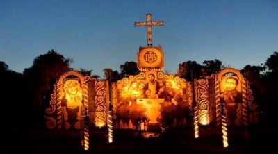 As� recuerdan en Semana Santa la visita del Papa Francisco a Paraguay