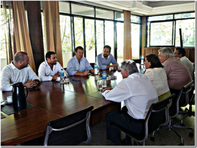 Cascallares inici� una rueda de contactos con empresarios