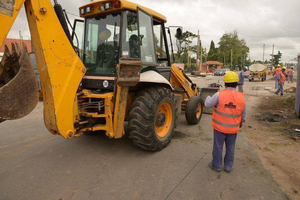 Avanzan las obras para dejar a punto la plazoleta Gendarmer�a Nacional