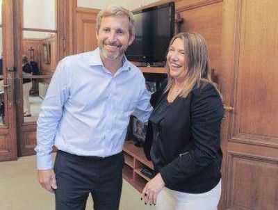 �Respaldamos a una Gobernadora que le dice la verdad a la gente�, dijo el ministro Rogelio Frigerio