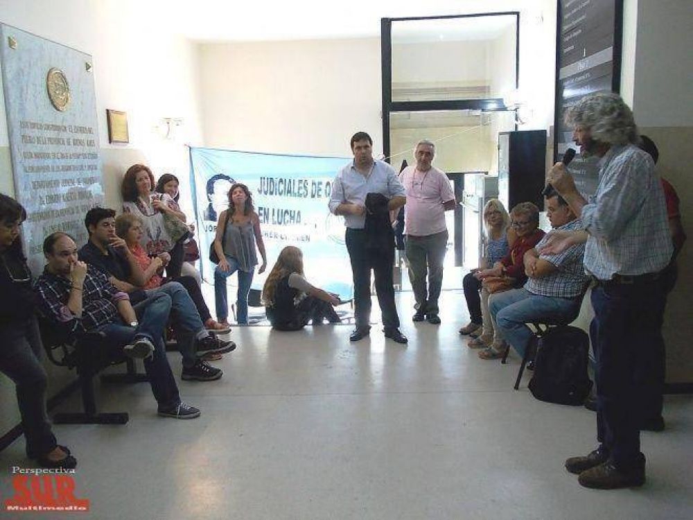Judiciales pararon ayer en Quilmes por reclamo de aumento