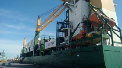 Crece el movimiento de contenedores en el puerto marplatense