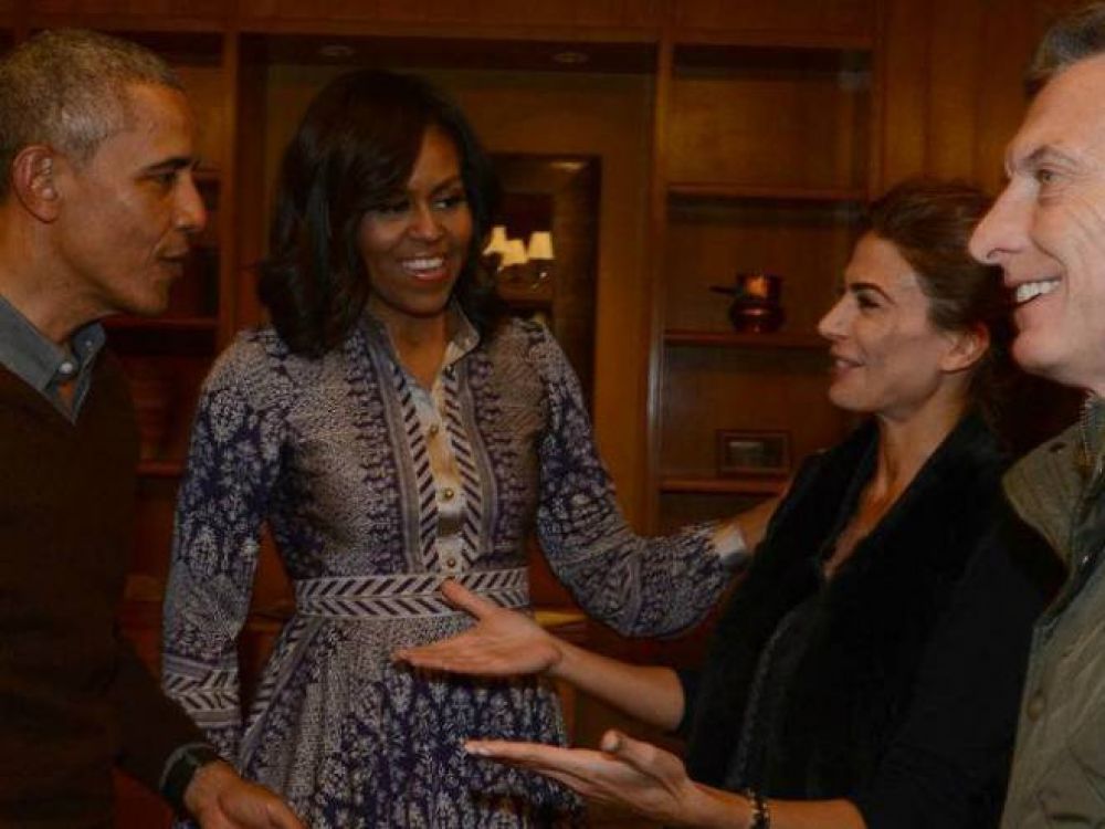 Obama pas la tarde en Bariloche y ya emprendi su regreso