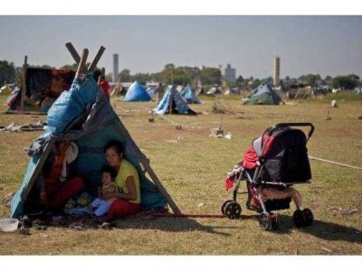 Salta: otra toma de terrenos que la polic�a intenta desalojar