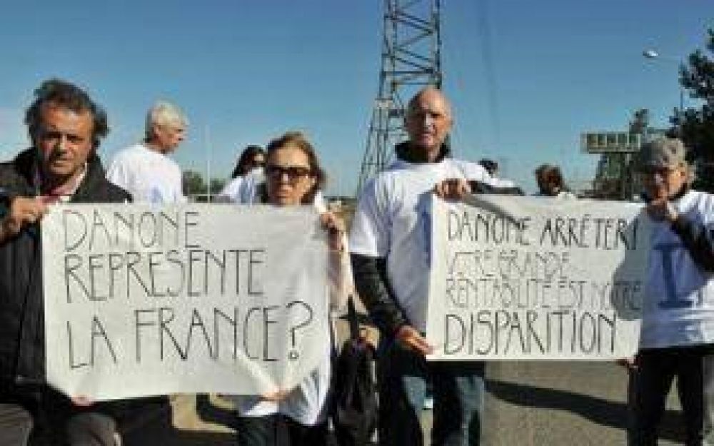 Tandil: Tamberos protestaron contra la empresa Danone en Ruta 226