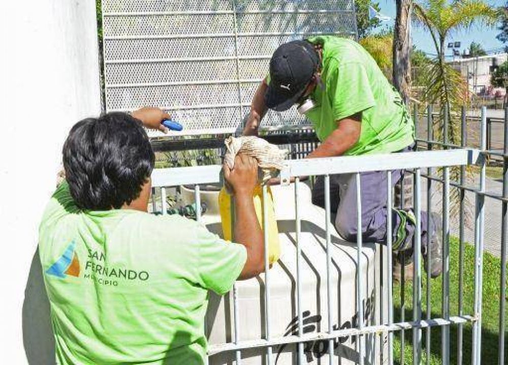Limpian los tanques de agua de las UDI, CEIM y el Taller Protegido