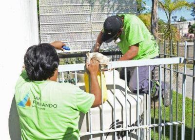Limpian los tanques de agua de las UDI, CEIM y el Taller Protegido