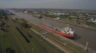 La terminal de contenedores del Puerto La Plata, al borde del cierre definitivo