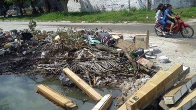 El basural de Italia y F�lix de Olaz�bal asfixia a los vecinos