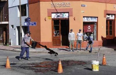 RETOMARON EL PLAN DE BACHEO