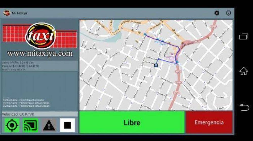 Los taxistas de Villa Carlos Paz tienen su propia aplicaci�n para competir con Uber