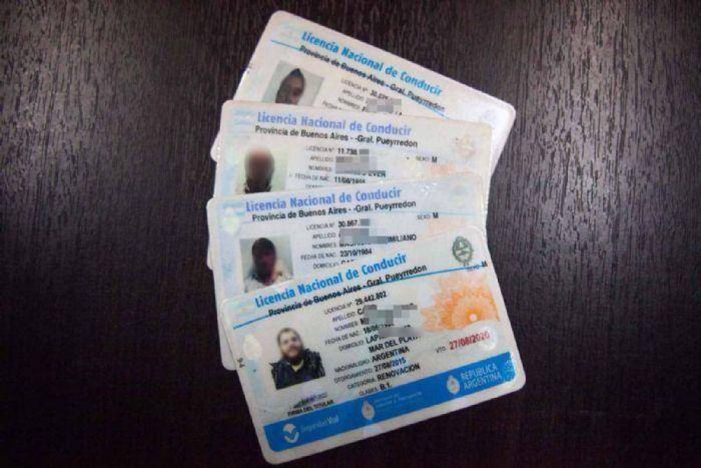 Licencias de conducir adulteradas: ya se han regularizado cerca de 3.000 casos