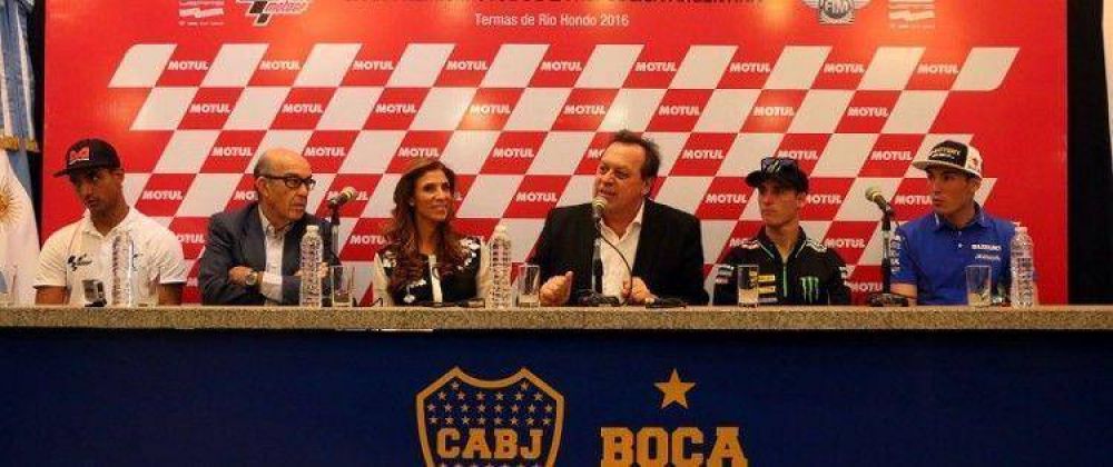 La Gobernadora particip de la conferencia de presentacin del MotoGP en Buenos Aires