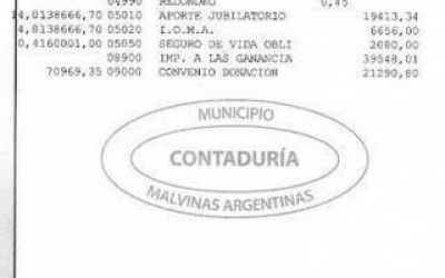 Nardini public� su recibo de sueldo y desminti� cobrar medio mill�n de pesos