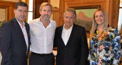 Frigerio con Casas y Bosetti: Ratific� el env�o de fondos para obras