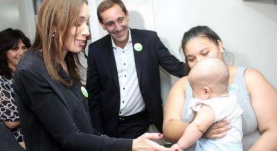 Con el eje puesto en la salud, Vidal se mostr� junto a Garro en La Plata