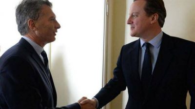 Macri y Cameron dialogaron, pero evitaron el conflicto sobre Malvinas