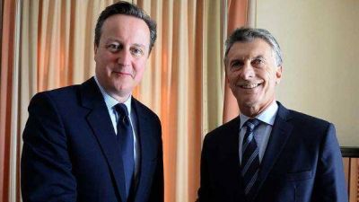 Cameron le manifest� a Macri que �incluir� a la cuesti�n Malvinas� en reuniones bilaterales