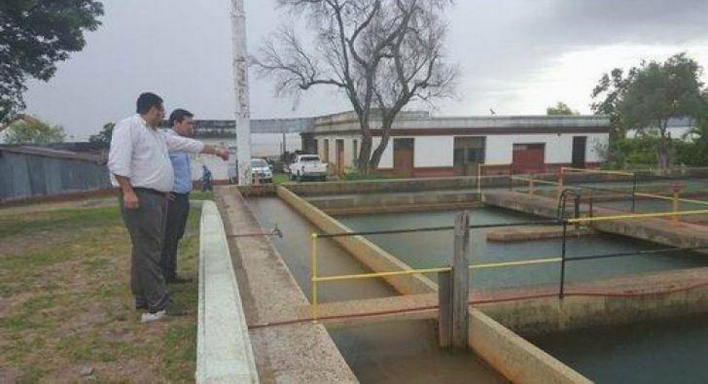 S�ez recorri� la planta potabilizadora