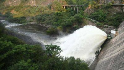 Por las lluvias el dique San Roque alcanz� su m�ximo nivel