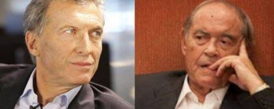 Florencio Aldrey Iglesias y Mauricio Macri en un 