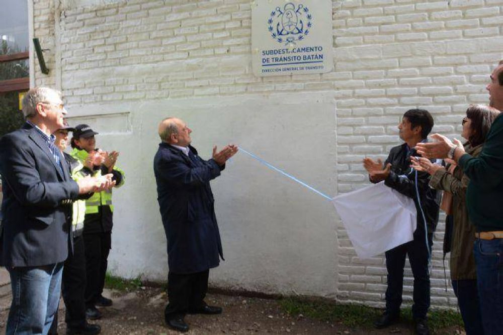 Inauguraron el nuevo Subdestacamento de Tr�nsito en Bat�n