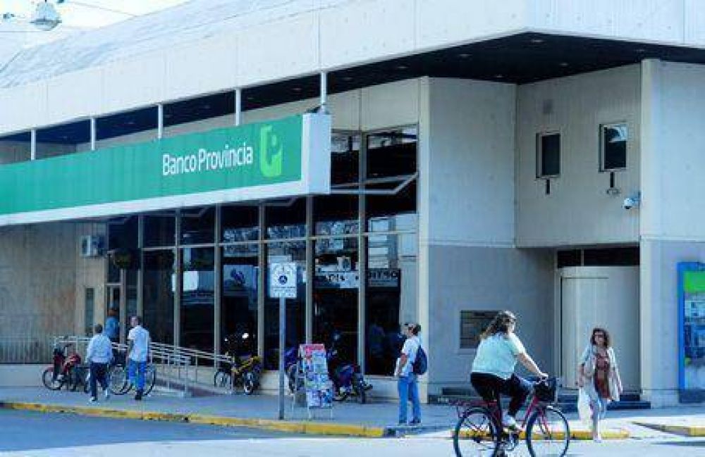 Jornada de paro en el Banco Provincia