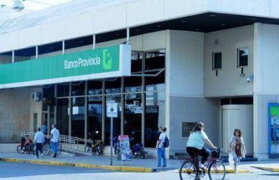 Jornada de paro en el Banco Provincia