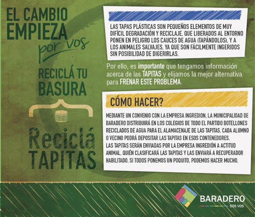 Lanzamiento del Programa de reciclaje �El Cambio empieza por vos�