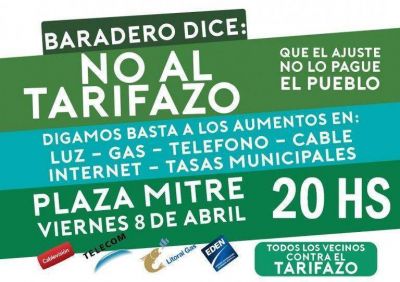Marcha contra el tarifazo