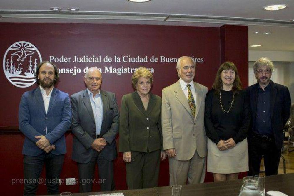 El Consejo de la Magistratura de la Ciudad firm� un convenio con el TSJ y el Ministerio P�blico
