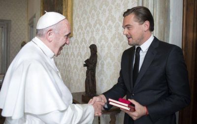 Los famosos hacen fila para encontrar al Papa Francisco