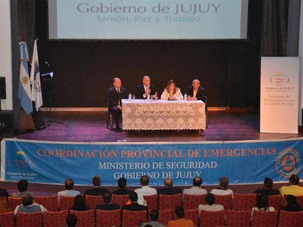 SE CONCRET LA PRIMERA JORNADA PROVINCIAL DE EMERGENCIAS Y CONTINGENCIAS