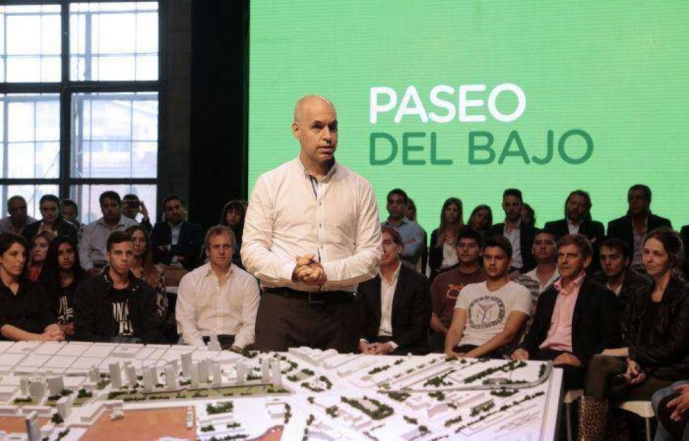 Horacio Rodr�guez Larreta present� el �Paseo del Bajo�