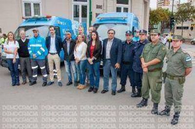 Cuatro m�viles de la Agencia de Seguridad Vial, en Jun�n